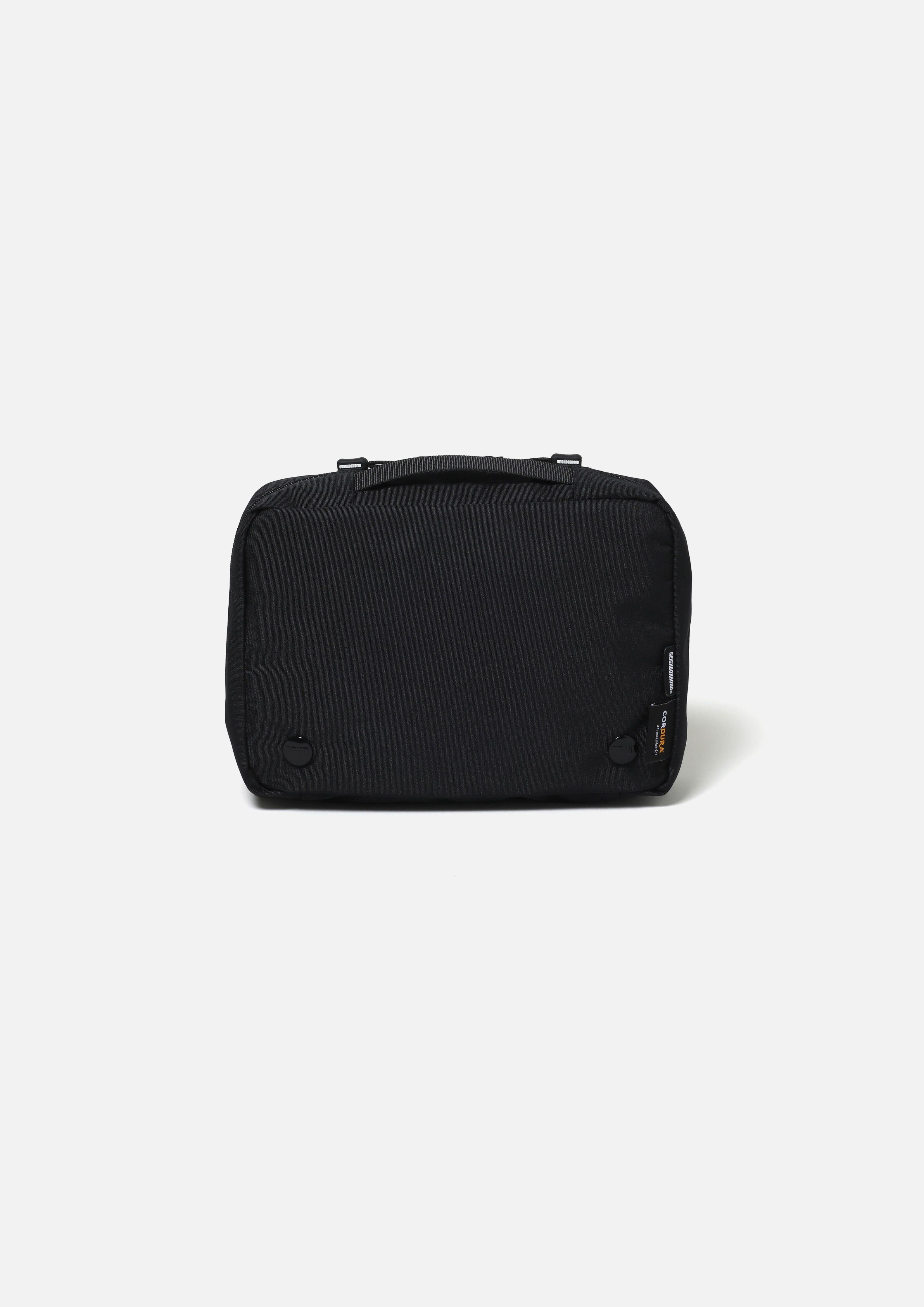 2025AW NEIGHBORHOOD NBHD TRAVEL POUCH-S 旅行 出國 電器 收納 鹽洗包 包包 可吊掛 現貨 252FJNH-AC01
