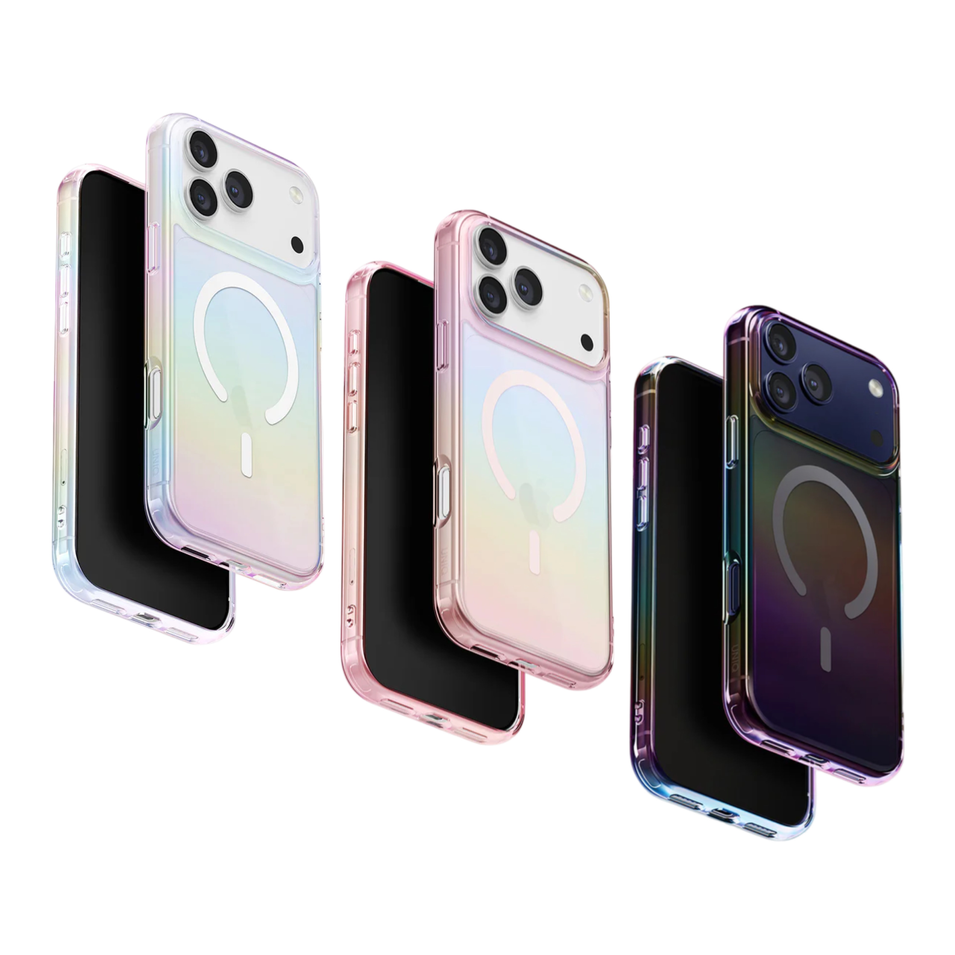 UNIQ iPhone 17 Pro Max Iridescia 全像保護殼