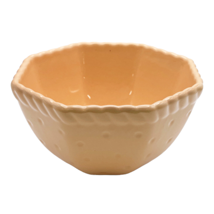 TP 八角碗/橘 11cm