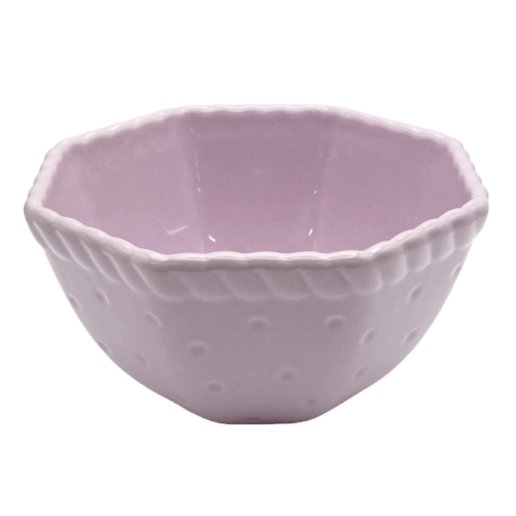 TP 八角碗/紫 11cm
