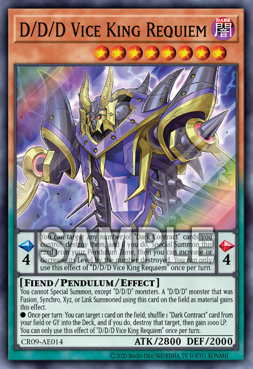 CR09-AE014 D/D/D Vice King Requiem (SR)