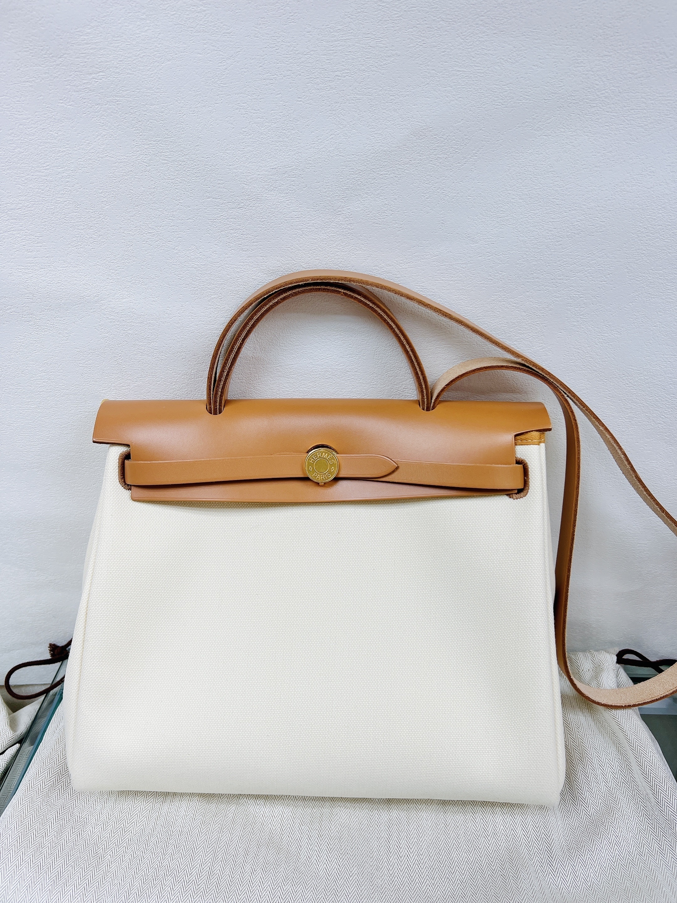 Hermes herbag 31 (natural sable/ vanilla/ stamp W)