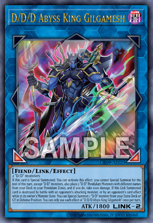 CR09-AE025 D/D/D Abyss King Gilgamesh (UR)