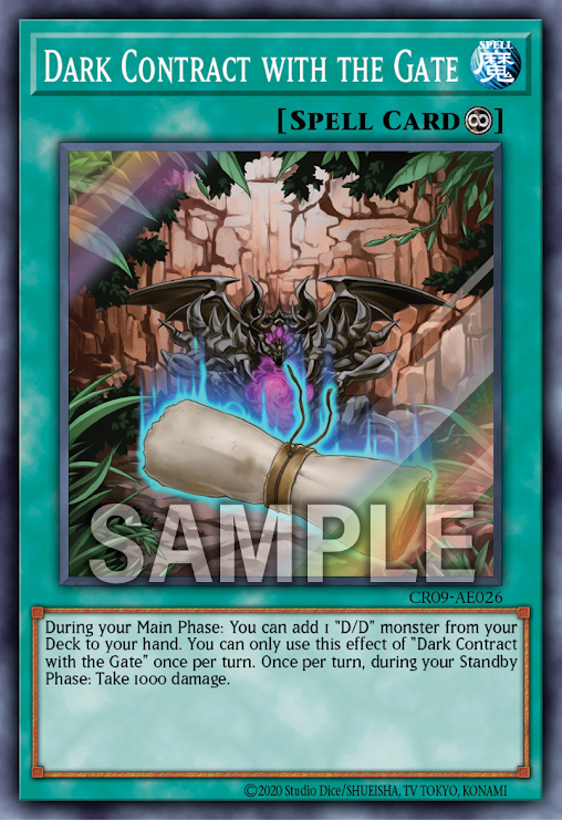 CR09-AE026 Dark Contract with the Gate (SR)