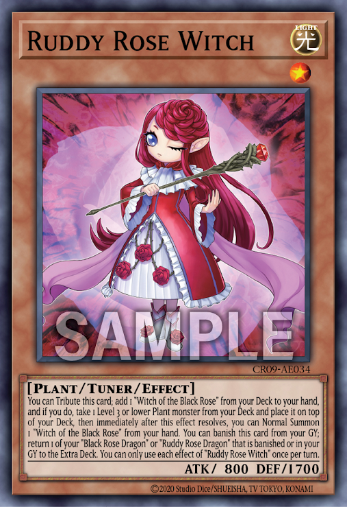CR09-AE034 Ruddy Rose Witch (N)