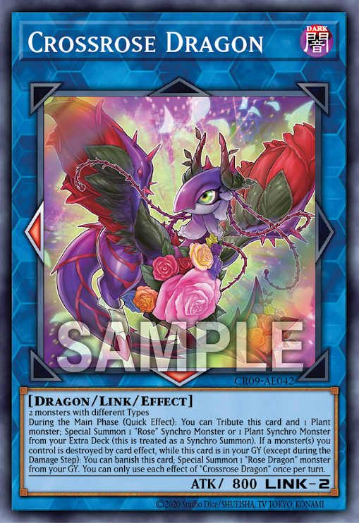 CR09-AE042 CR09-AES16 (SR/SER)Crossrose Dragon(交錯薔薇龍)