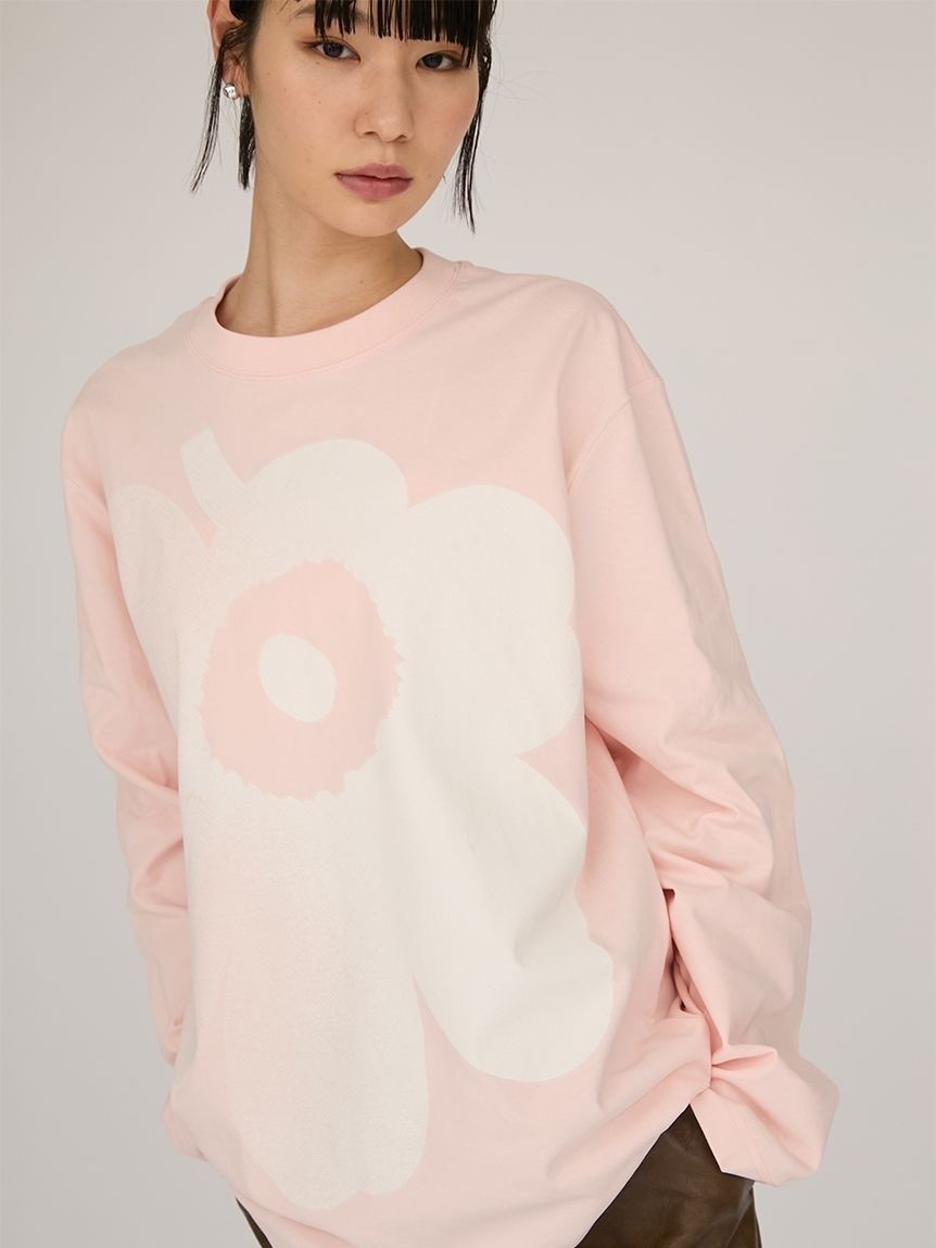 MARIMEKKO / Kioski Biitti Unikko Placement Jersey Top and hair clip