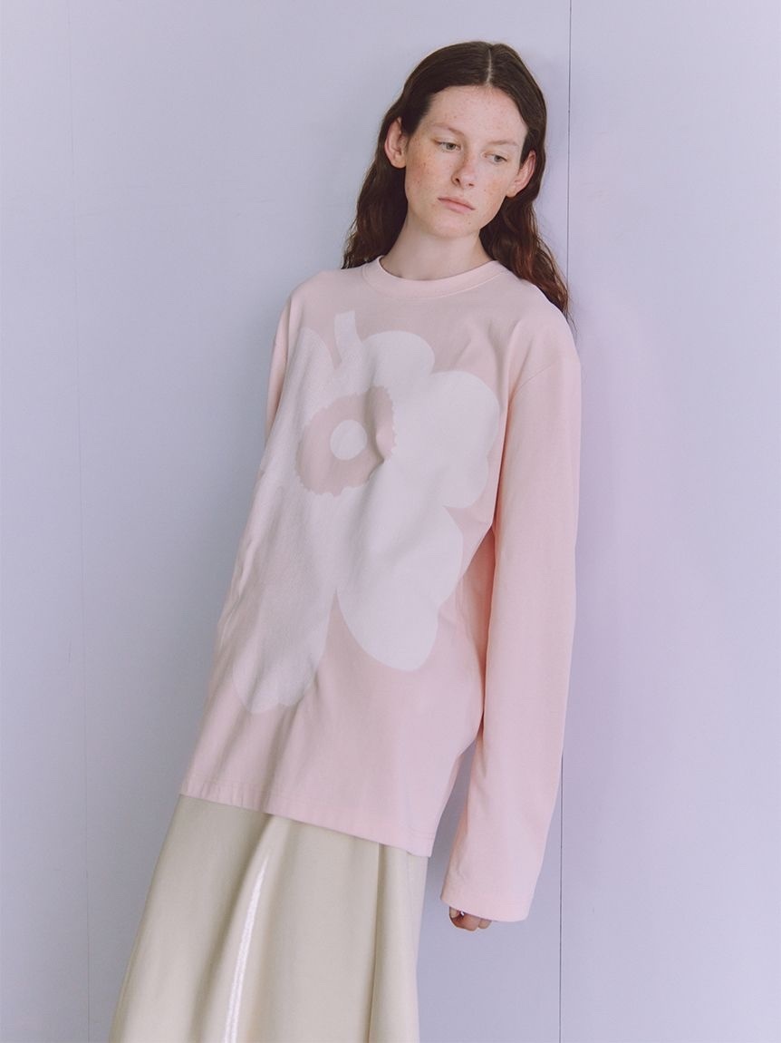 MARIMEKKO / Kioski Biitti Unikko Placement Jersey Top and hair clip