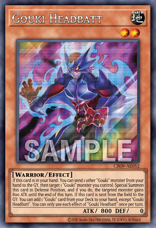 CR09-AE052 Gouki Headbatt