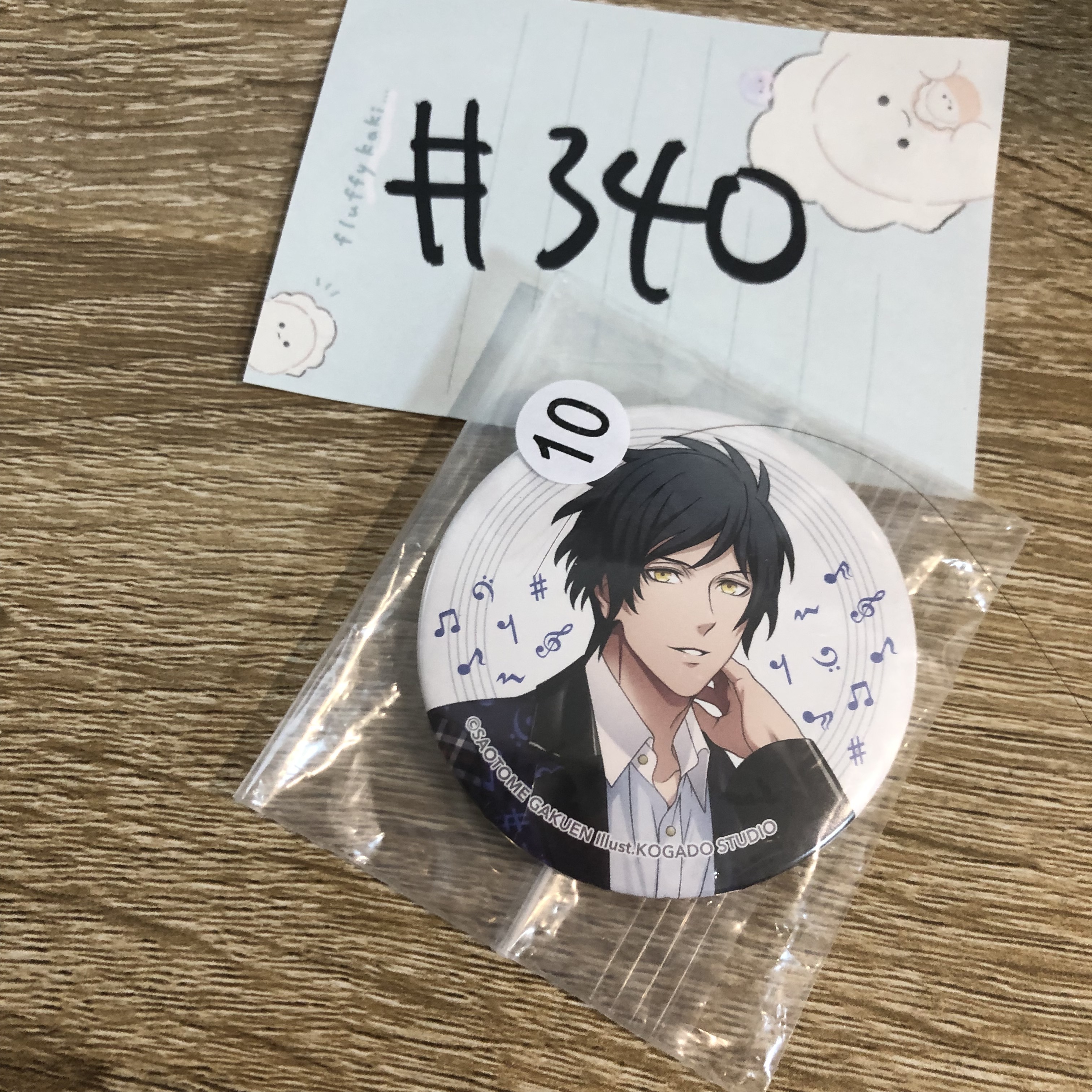 歌之王子殿下 綺羅 襟章#340