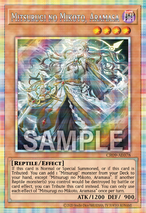 CR09-AE078 CR09-AES24 Mitsurugi no Mikoto, Aramasa