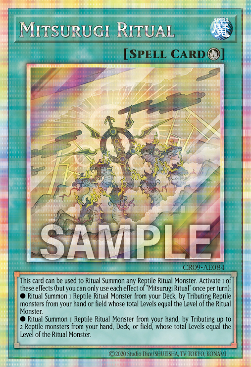 CR09-AE084 CR09-AES29 Mitsurugi Ritual