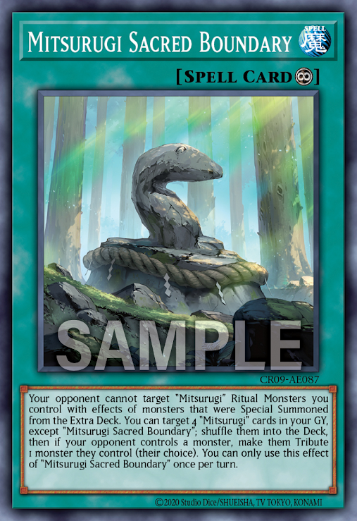 CR09-AE087 Mitsurugi Sacred Boundary (N)
