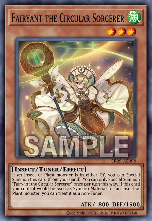 CR09-AE098 Fairyant the Circular Sorcerer (N)