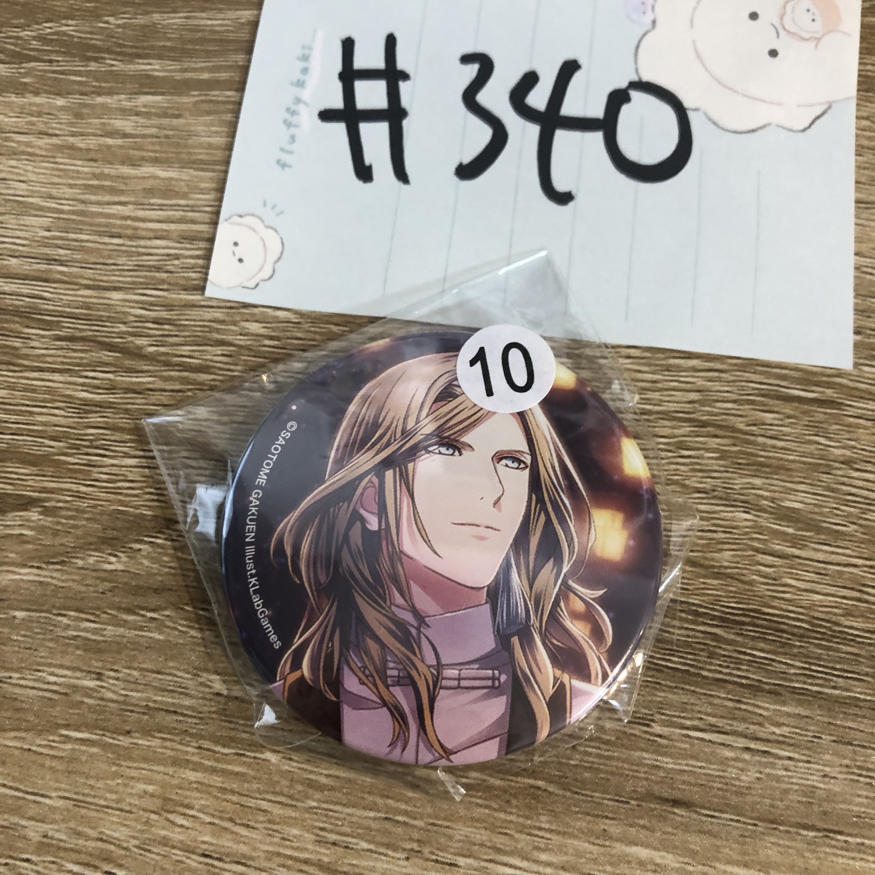 歌之王子殿下 CAMUS 襟章#340