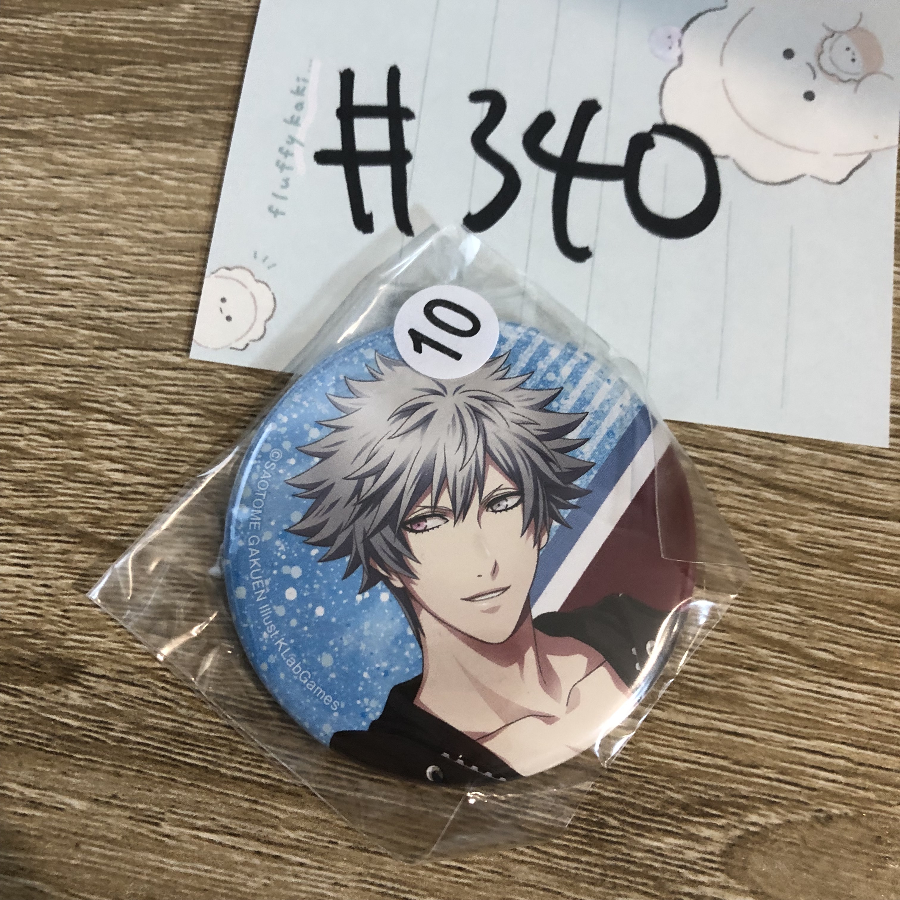 歌之王子殿下 蘭丸 襟章#340