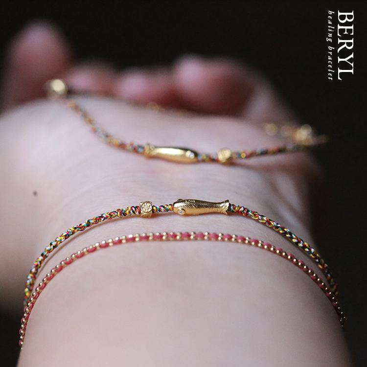 恭請西藏桑耶寺喇嘛加持－如魚得水・平安喜樂五色護佑手鍊