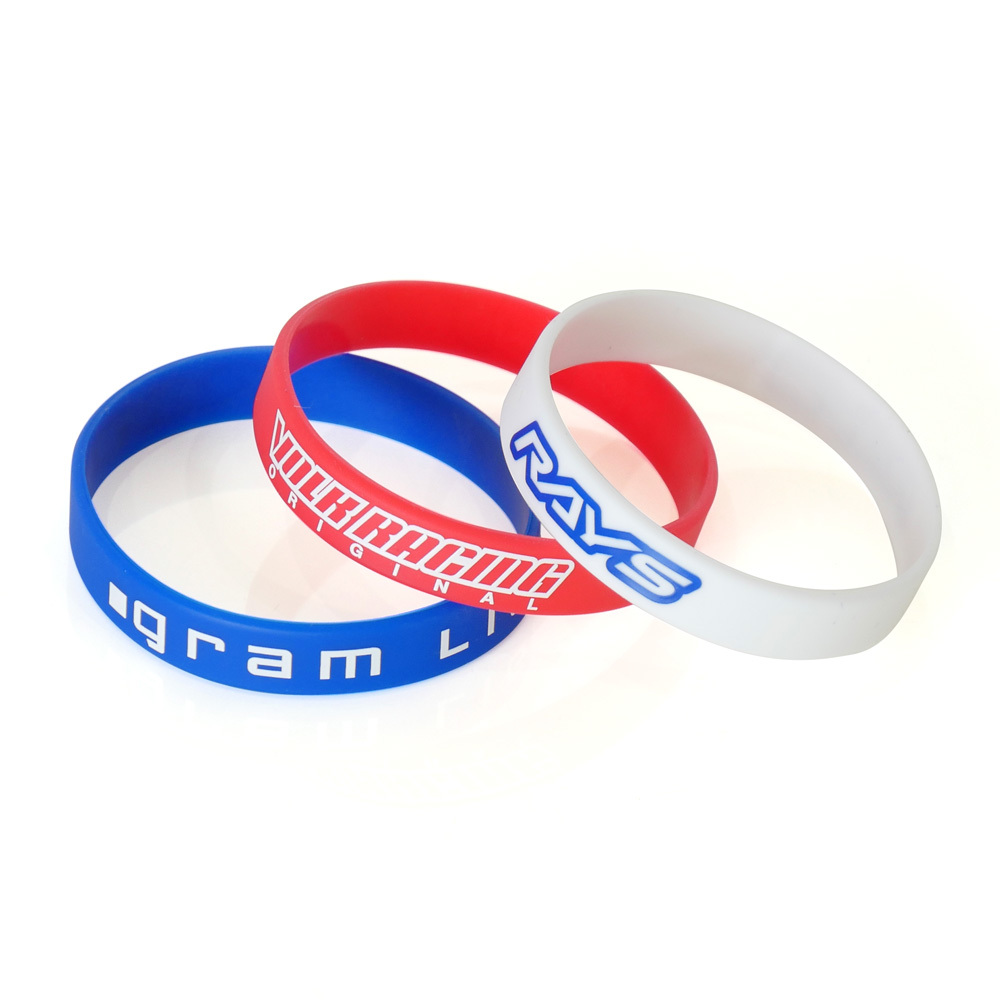 【官網限定】RAYS 個性手環 紅藍白三色