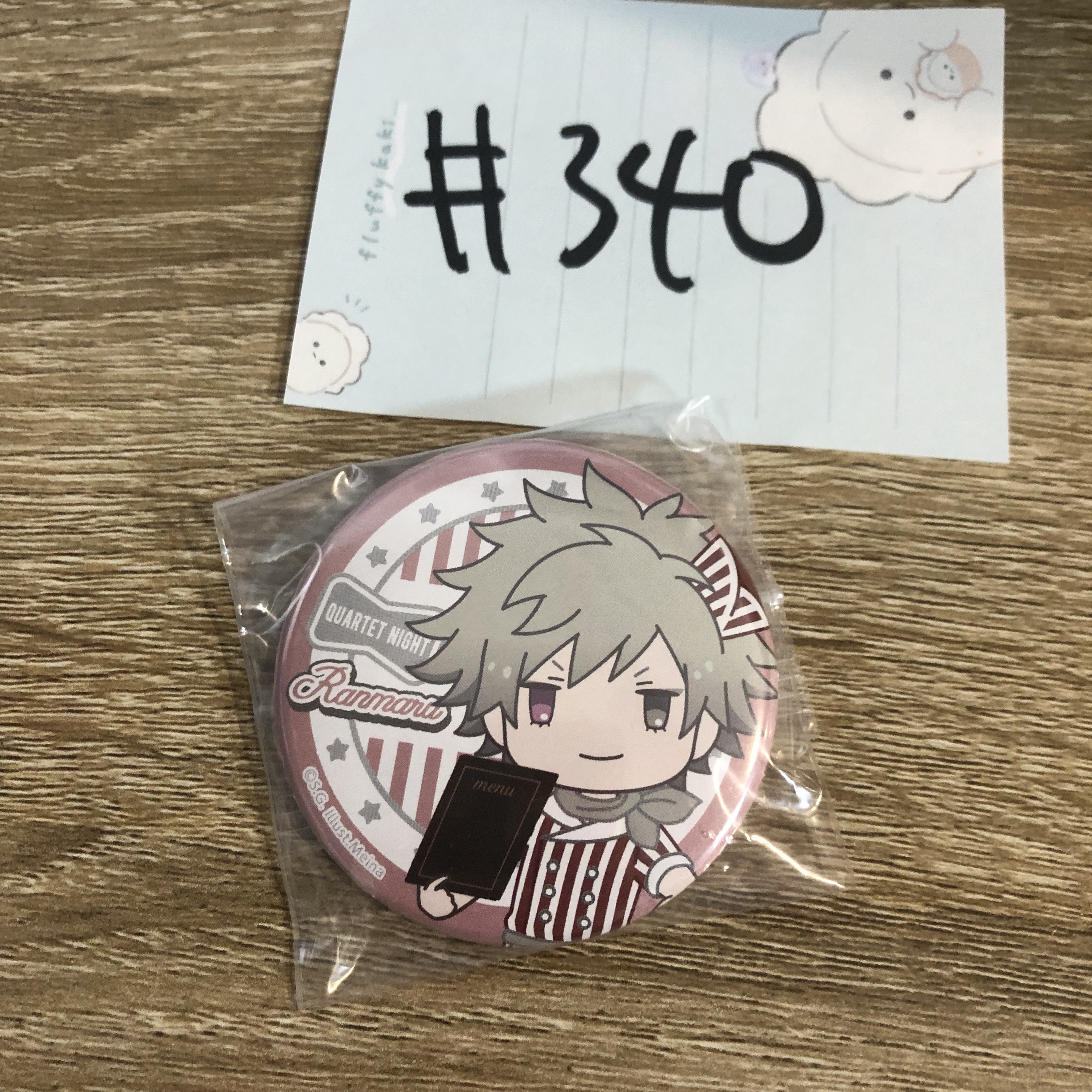 歌之王子殿下 蘭丸 襟章#340