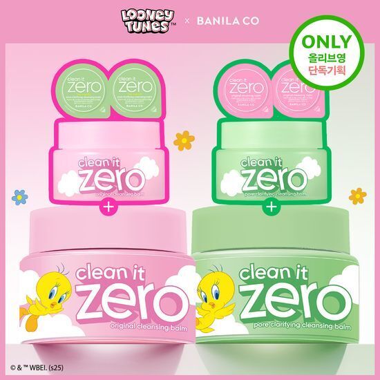 《olive young 連線》BANILA CO  Clean It Zero Cleansing Balm 100mL+25ml+3ml*2