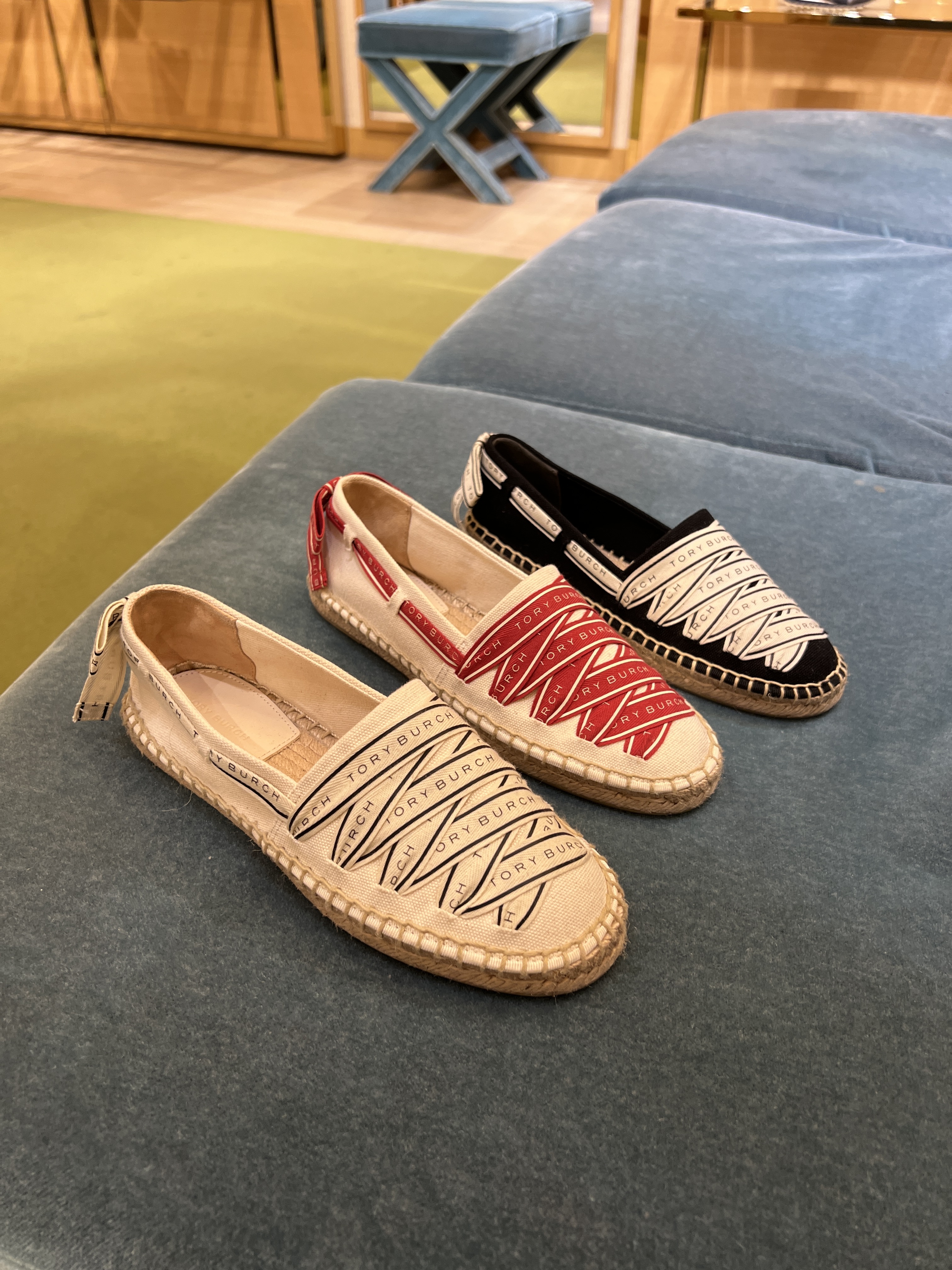 Tory Burch Ribbon espadrilles Shoes 3 colors