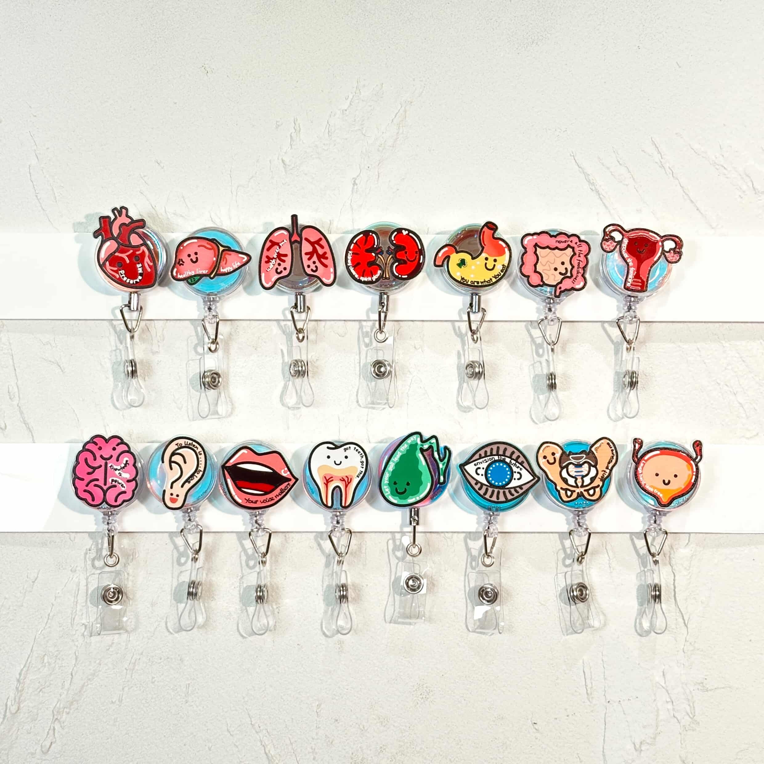 [現貨] on.no.hk 香港原創｜喔！根家族 器官易拉扣