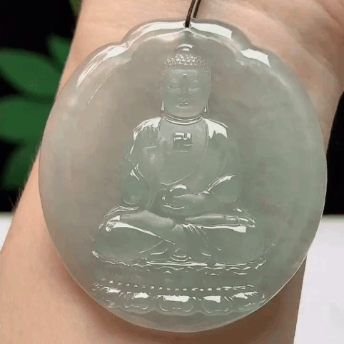 910315 翡翠冰種阿彌陀佛