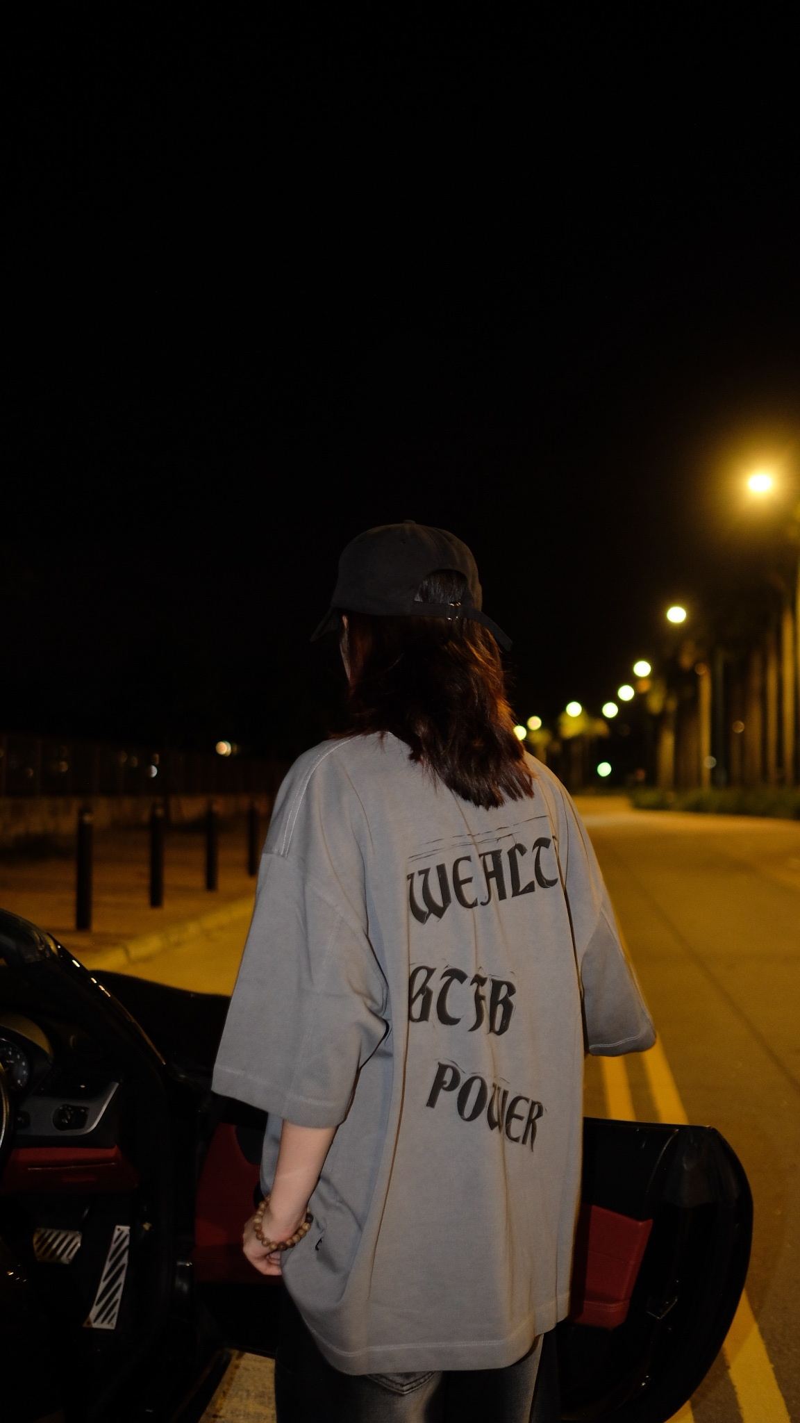 ST0061洗水灰色前後Print Tee