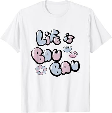 「官品代購」hololive 【フワモコ】Life is BAU BAU T-Shirt