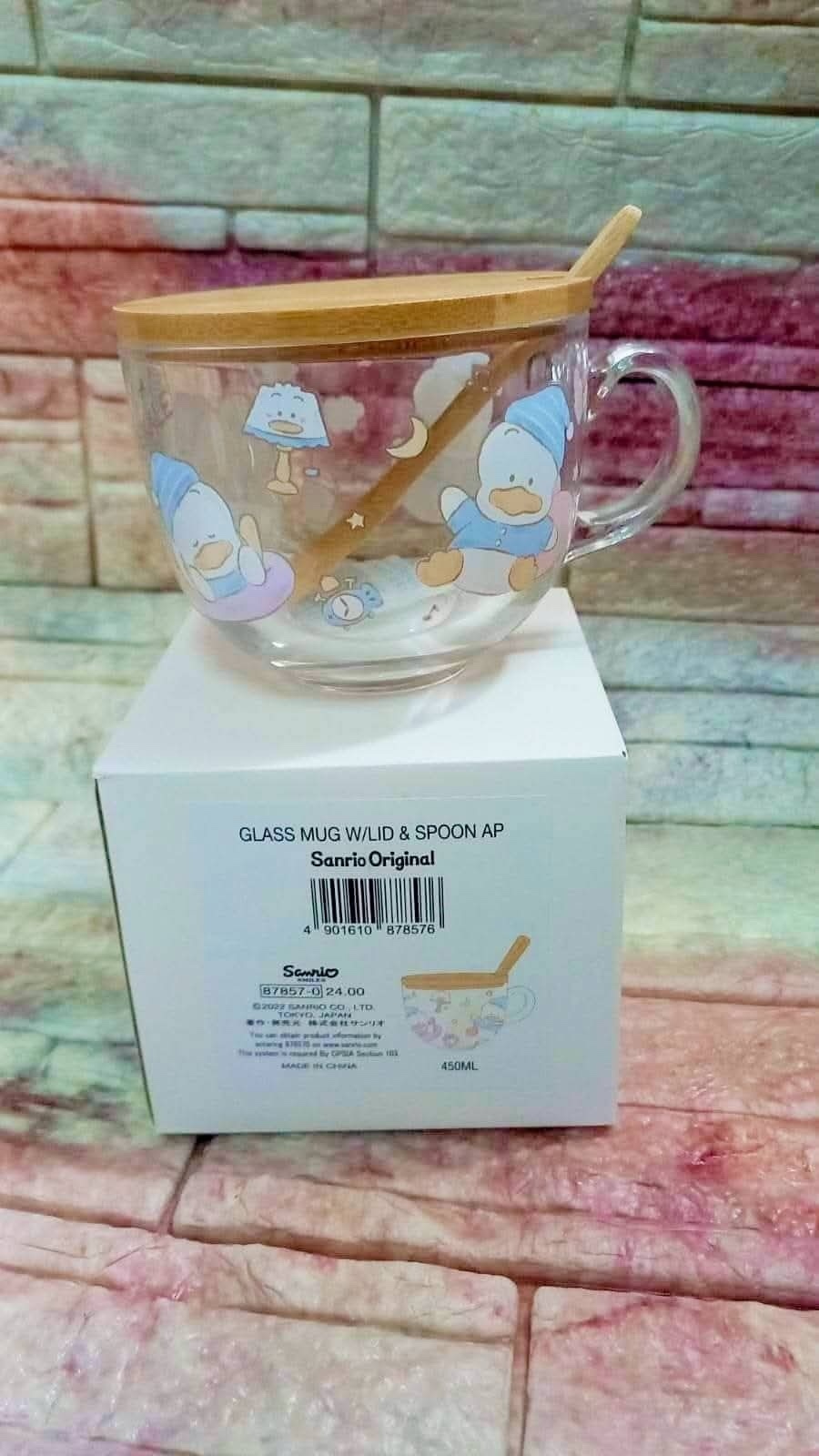 AP鴨木蓋玻璃杯