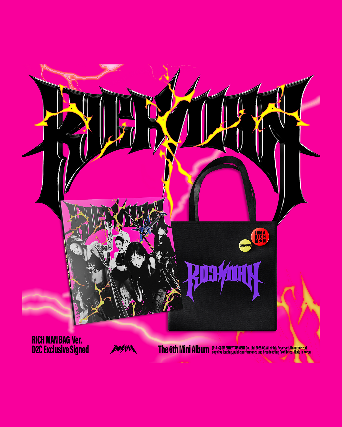 aespa 第6張迷你專輯《Rich Man》(RICH MAN BAG Ver.)