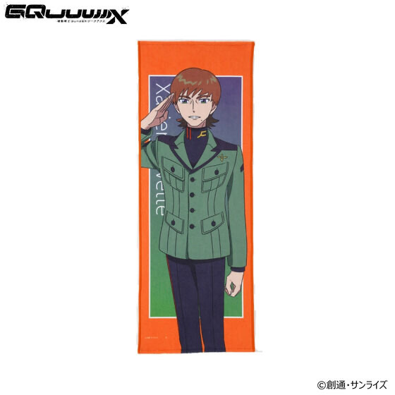 237944 Pbandai 預訂 2025/11月 機動戦士Gundam GQuuuuuuX キャラクターイラスト フェイスタオル（エグザベ・コモリ）