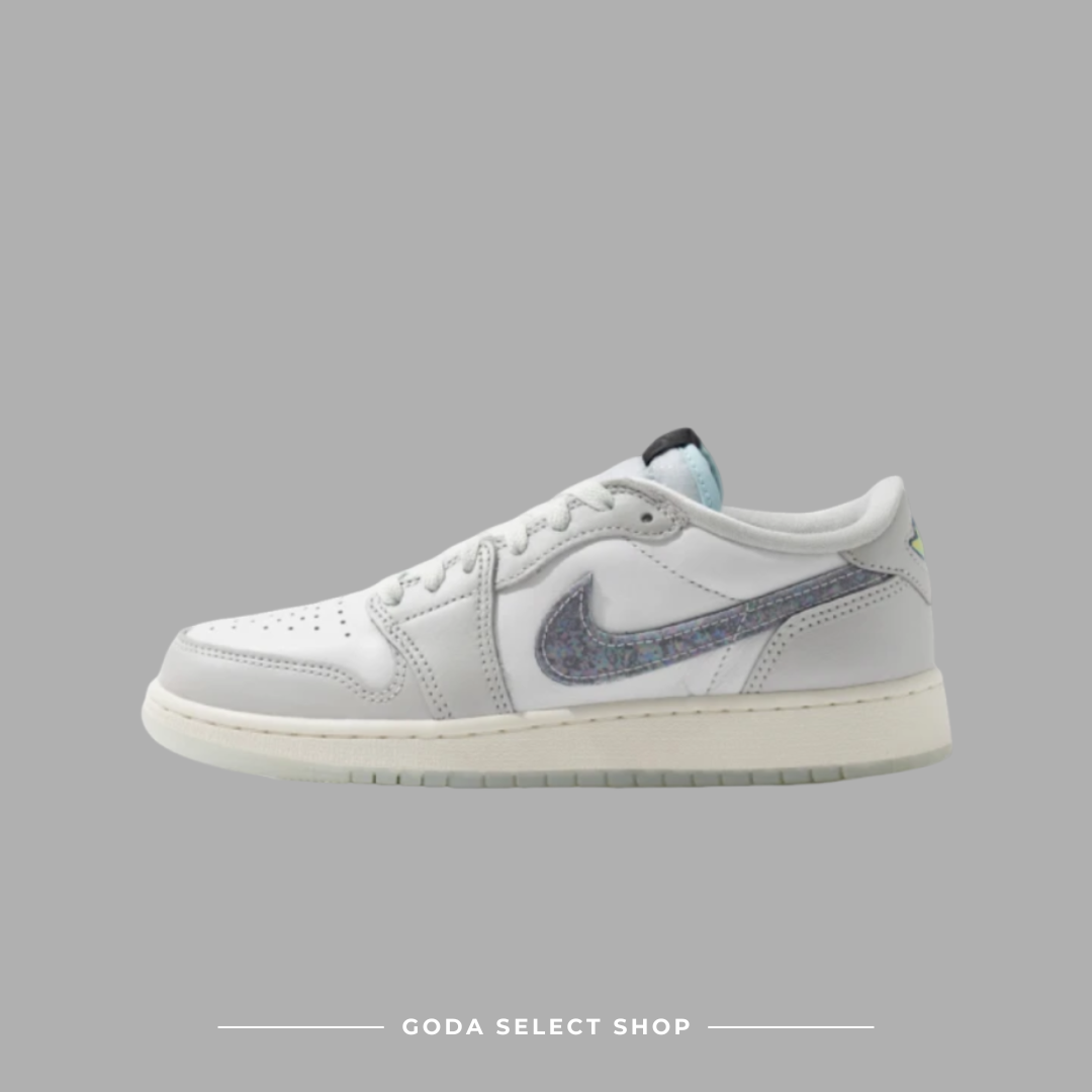 NIKE AIR JORDAN 1 AJ1 "LNY" 灰白綠 蛇年限定 大童 女鞋 HF3207-100