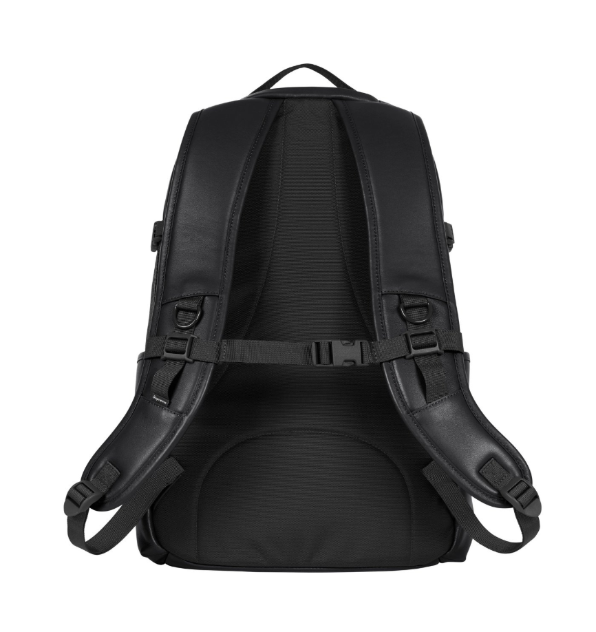 [現貨] Supreme FW24 Leather Backpack 22L | Black