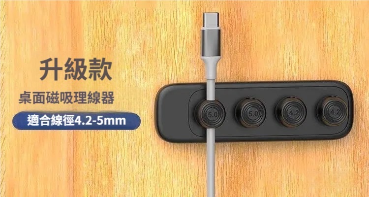 硅膠磁吸整理線套裝 多卡位 車載/家居 充電線整理收納