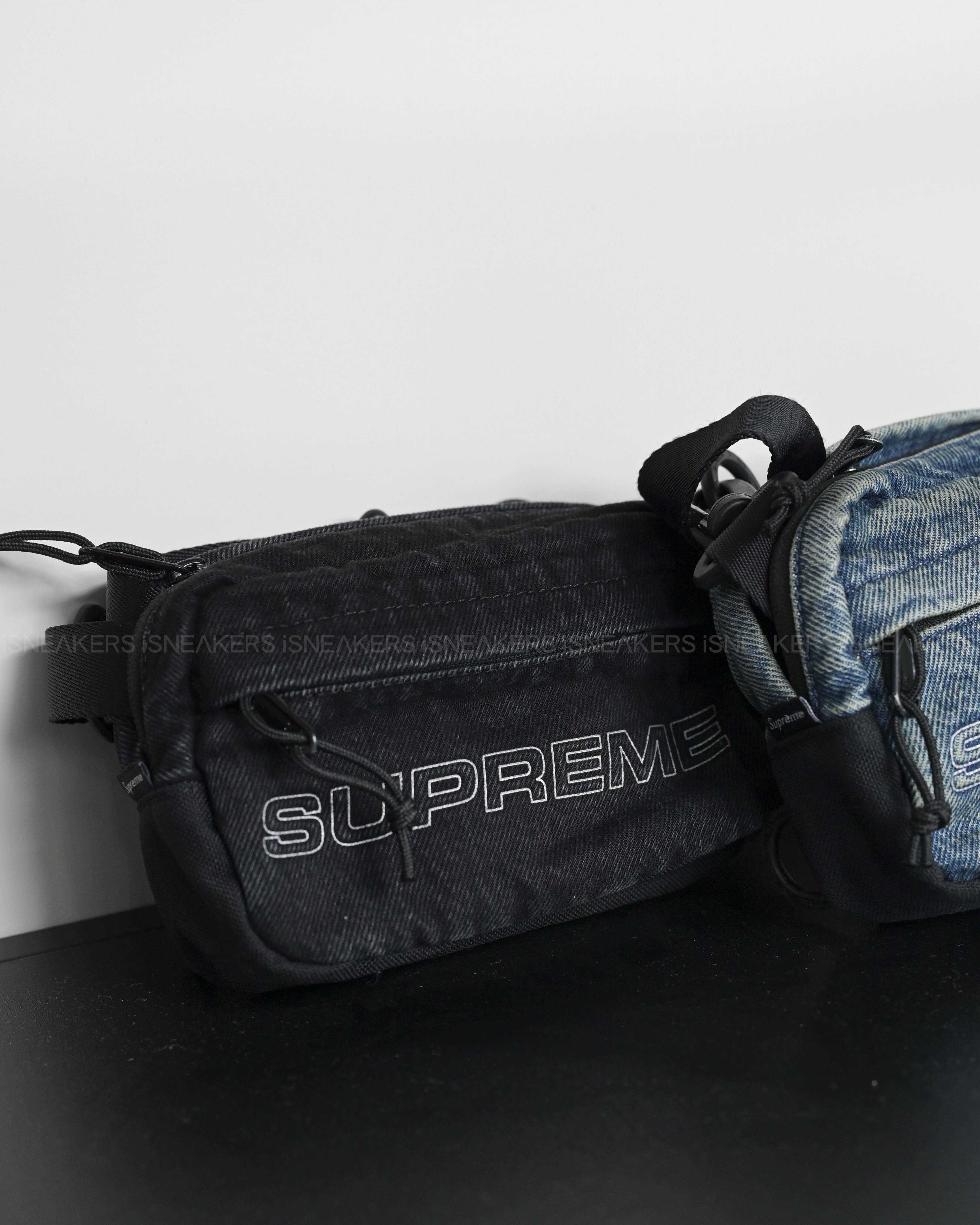 iSNEAKERS｜Supreme 25FW Denim Mini Shoulder Bag Cordura 1.5L 反光側背小包