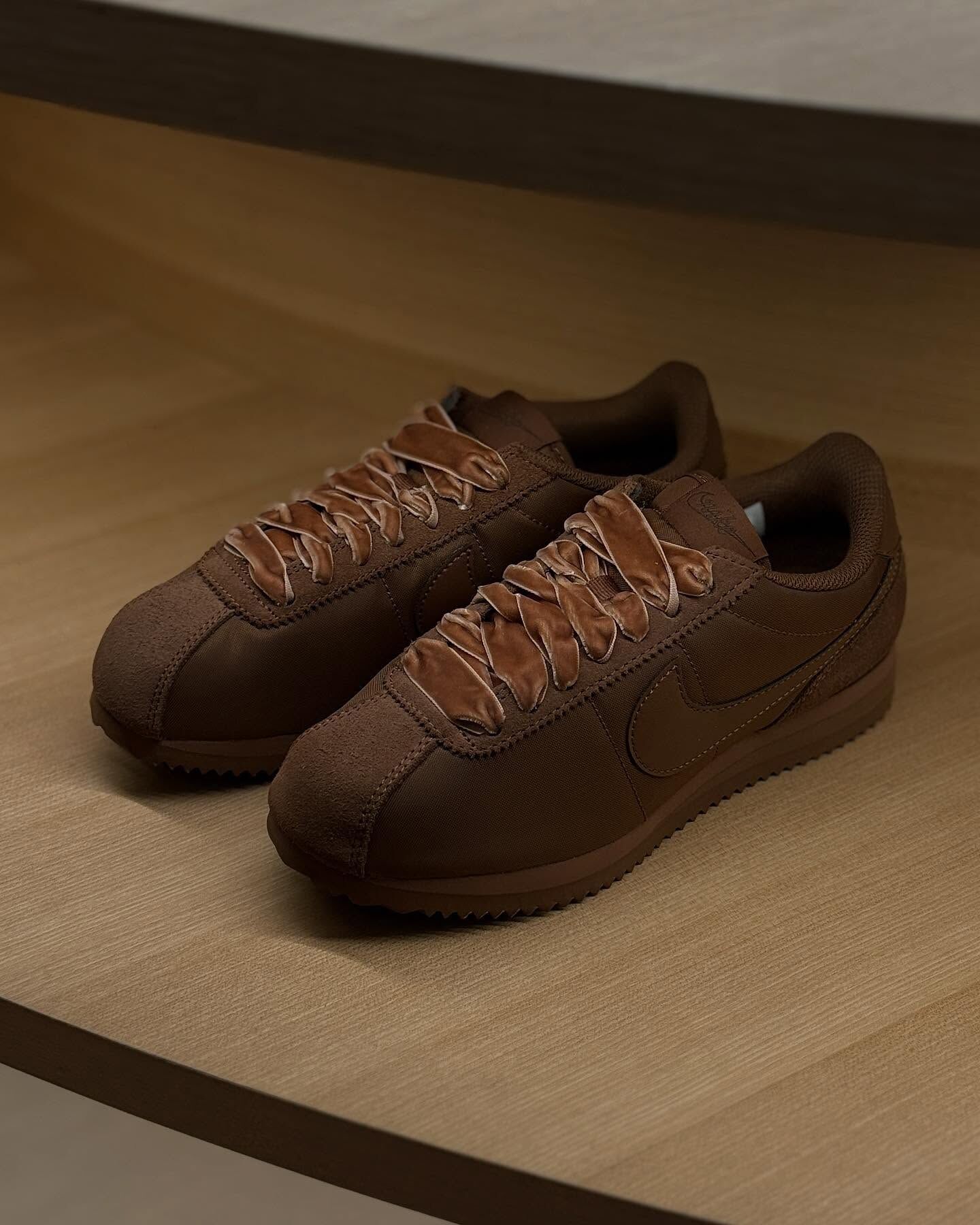 預購┃NIKE W CORTEZ 棕色 巧克力 咖啡色 阿甘鞋 緞帶 麂皮 尼龍