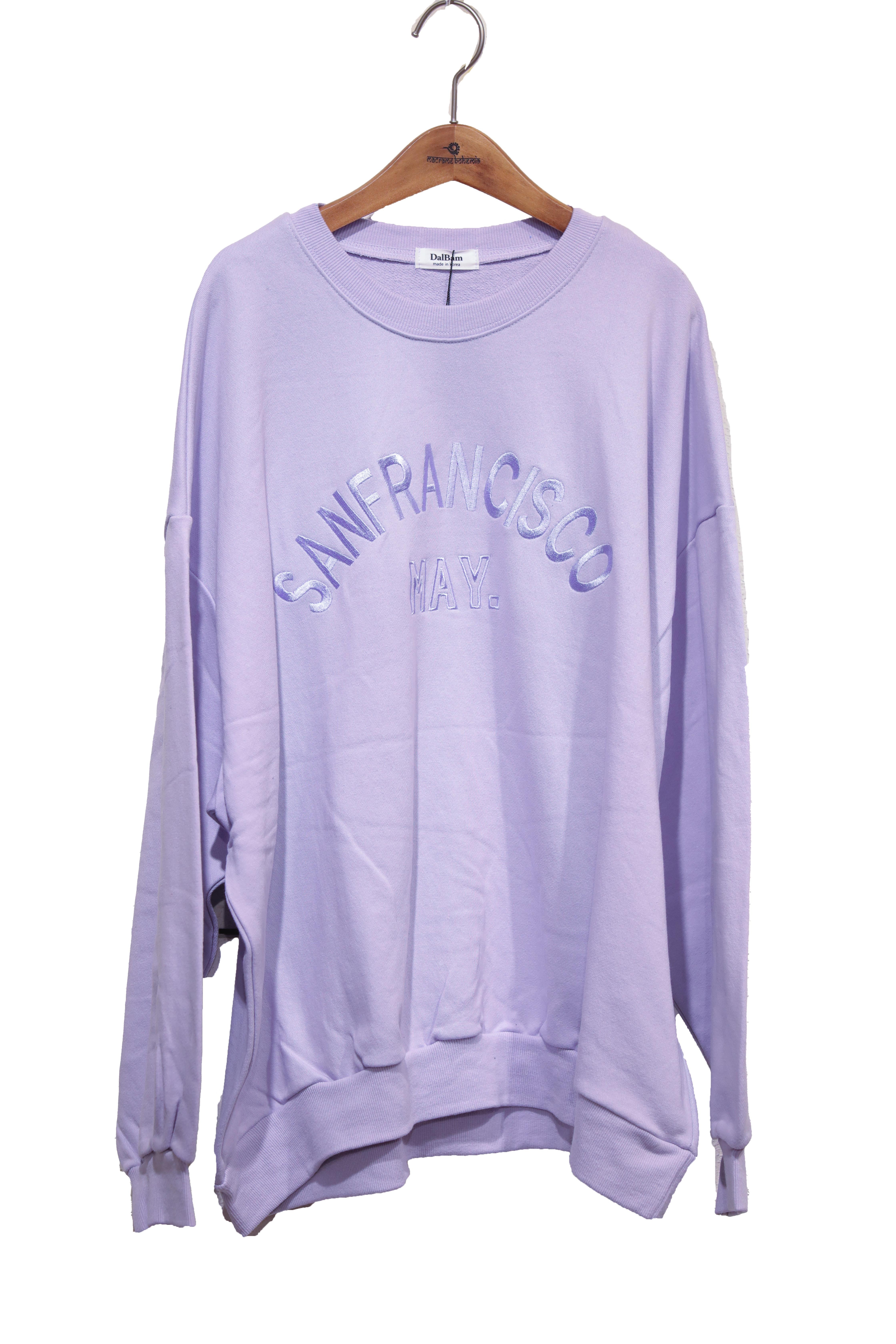 [訂貨] *需約10天到貨* Macrame 衛衣 - KOR0210 - Purple (0929live) F005A