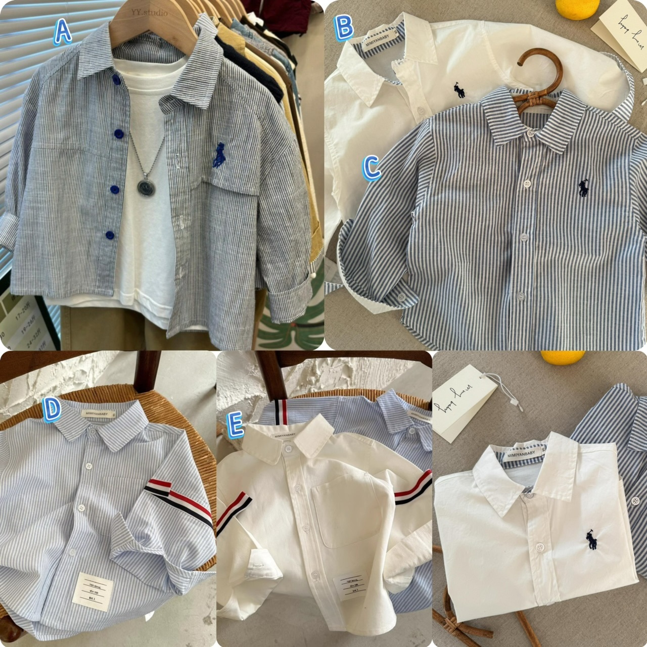 兒童小馬刺繡長袖恤衫-2502352