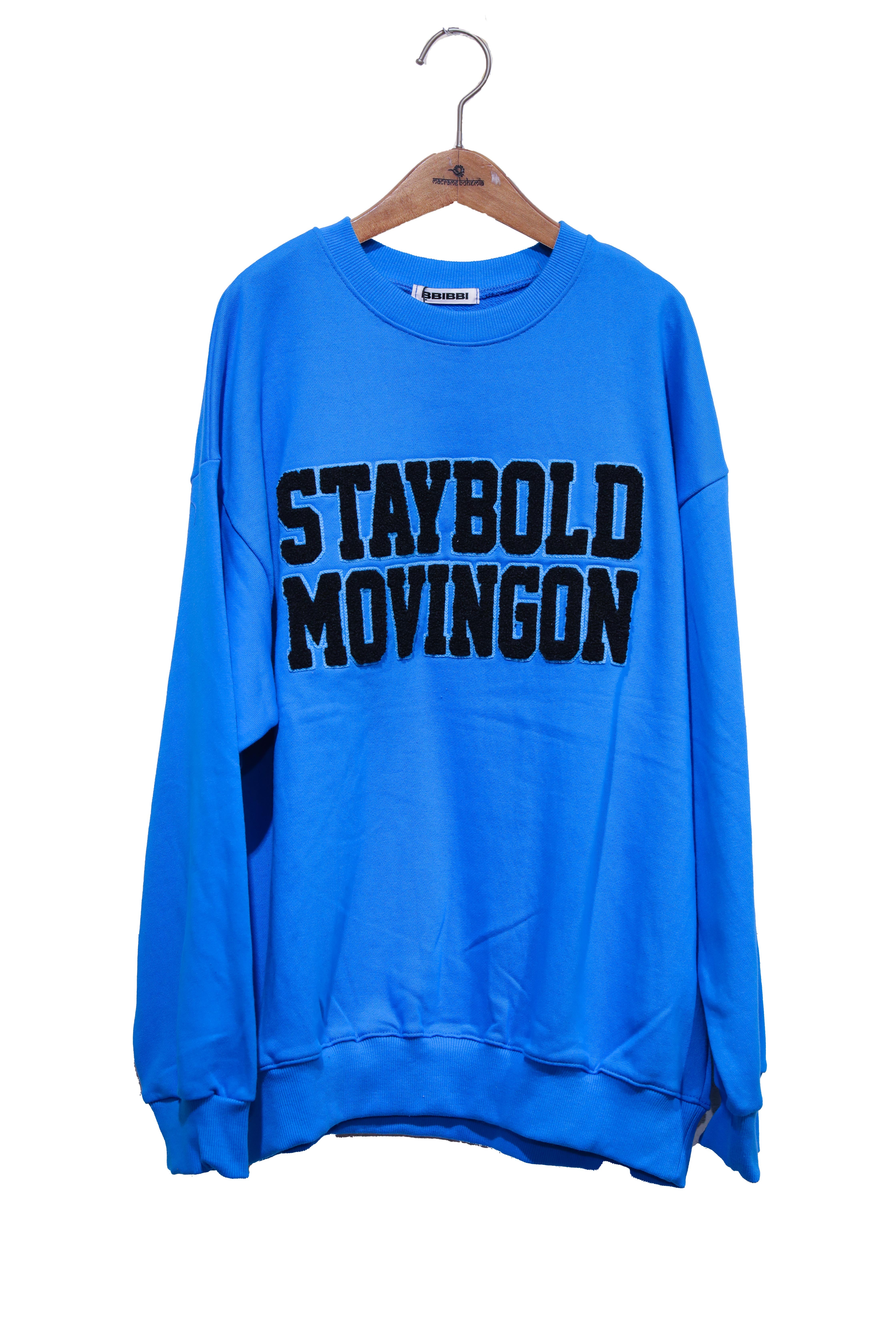 [訂貨] *需約10天到貨*  Macrame 衛衣 - KOR02011 - 藍色 (0929live) F006A