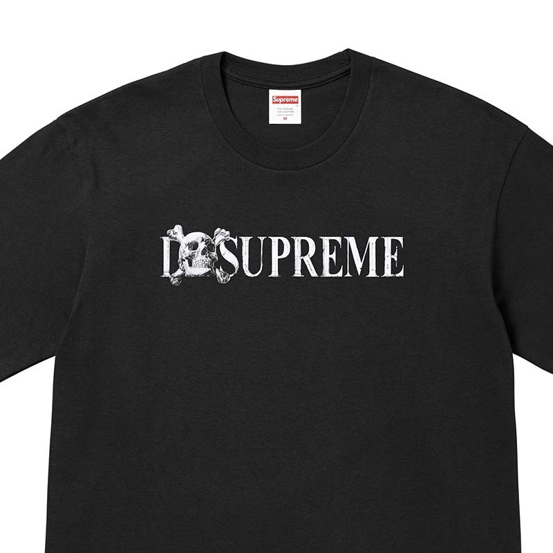 Supreme Skull Tee Black 骷髏 短袖 黑色 FW25T48-BK [台灣現貨]