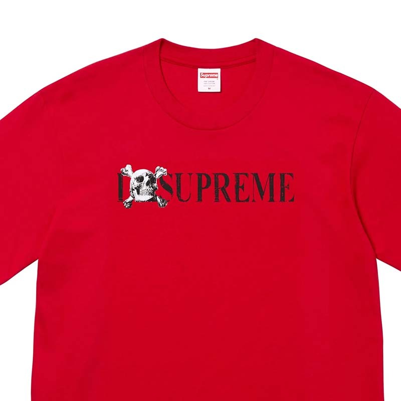 Supreme Skull Tee Red 骷髏 短袖 紅色 FW25T48-RD [台灣現貨]