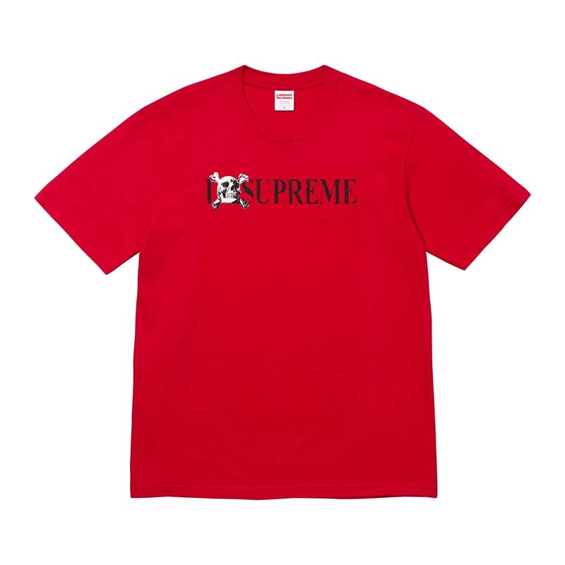 Supreme Skull Tee Red 骷髏 短袖 紅色 FW25T48-RD [台灣現貨]