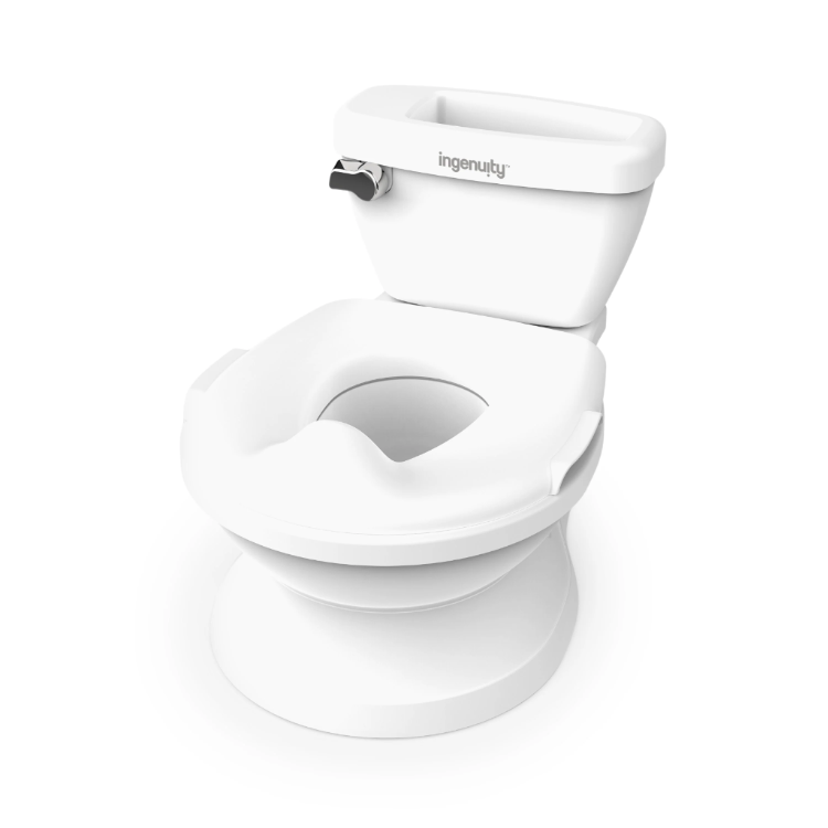 Ingenuity My Size Potty Pro | 2-in-1 Realistic Training Toilet with Sounds