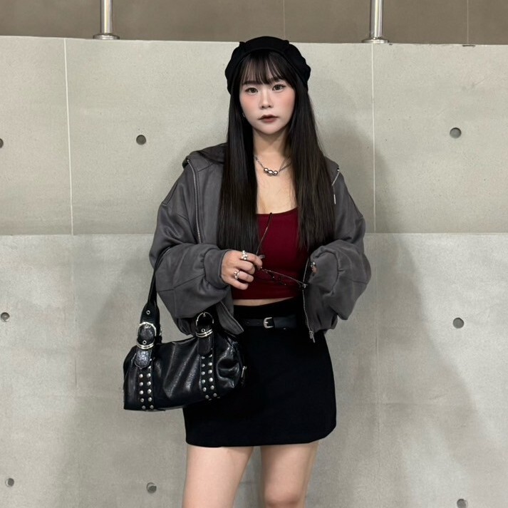 Metal muse 鉚釘設計感手提包/肩背包