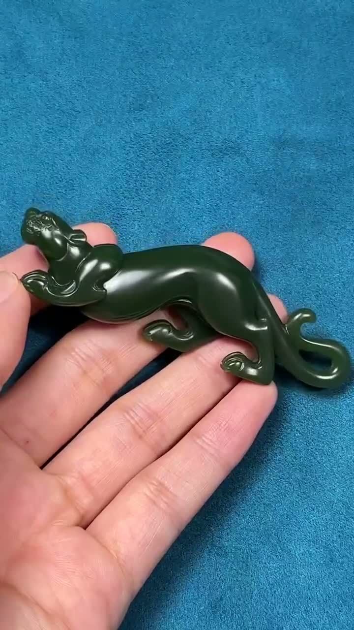 和田玉碧玉報喜,天然和田玉軟玉