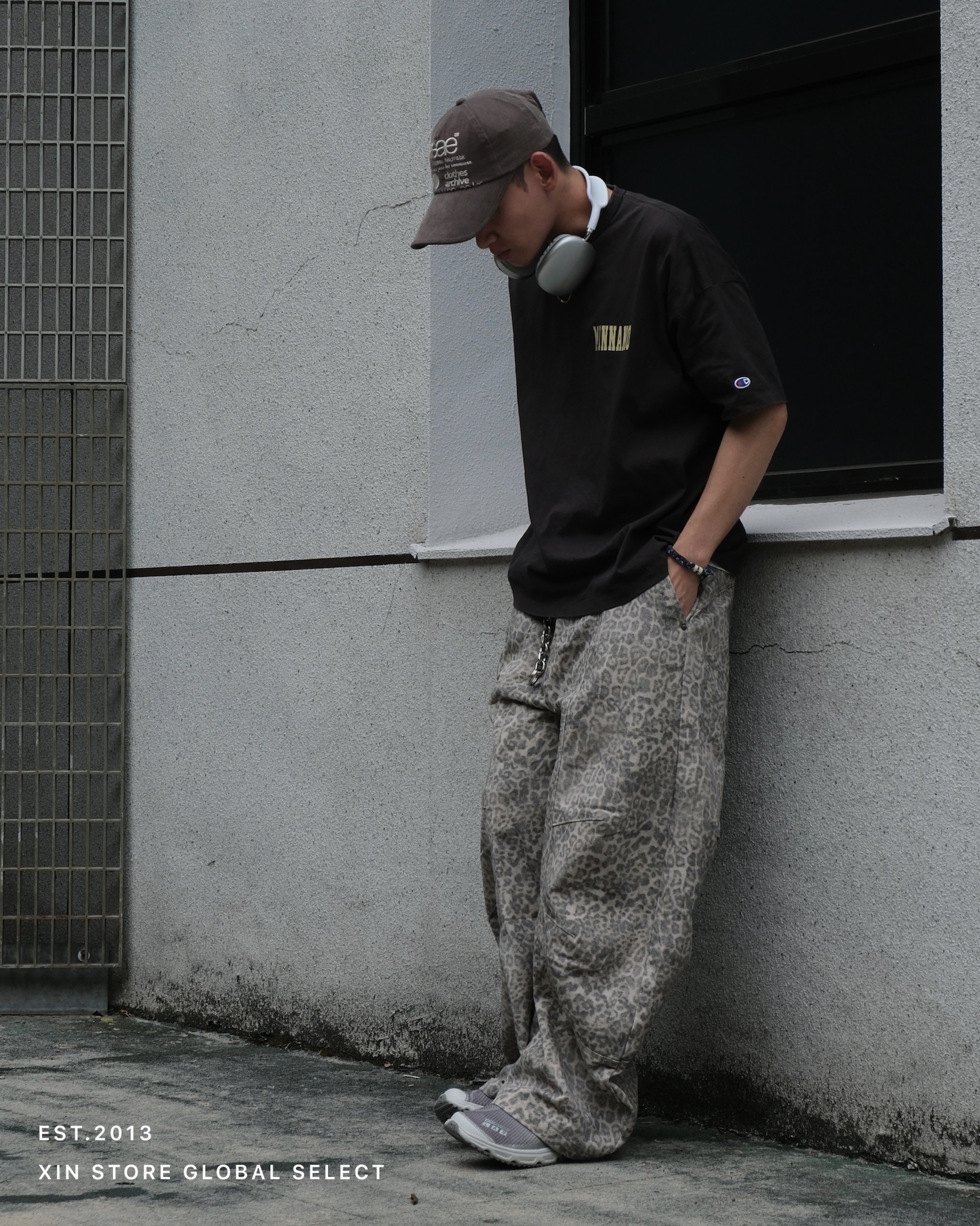 <部分現貨>XIN SELECT 彎刀 低調 豹紋 長褲 CK3568