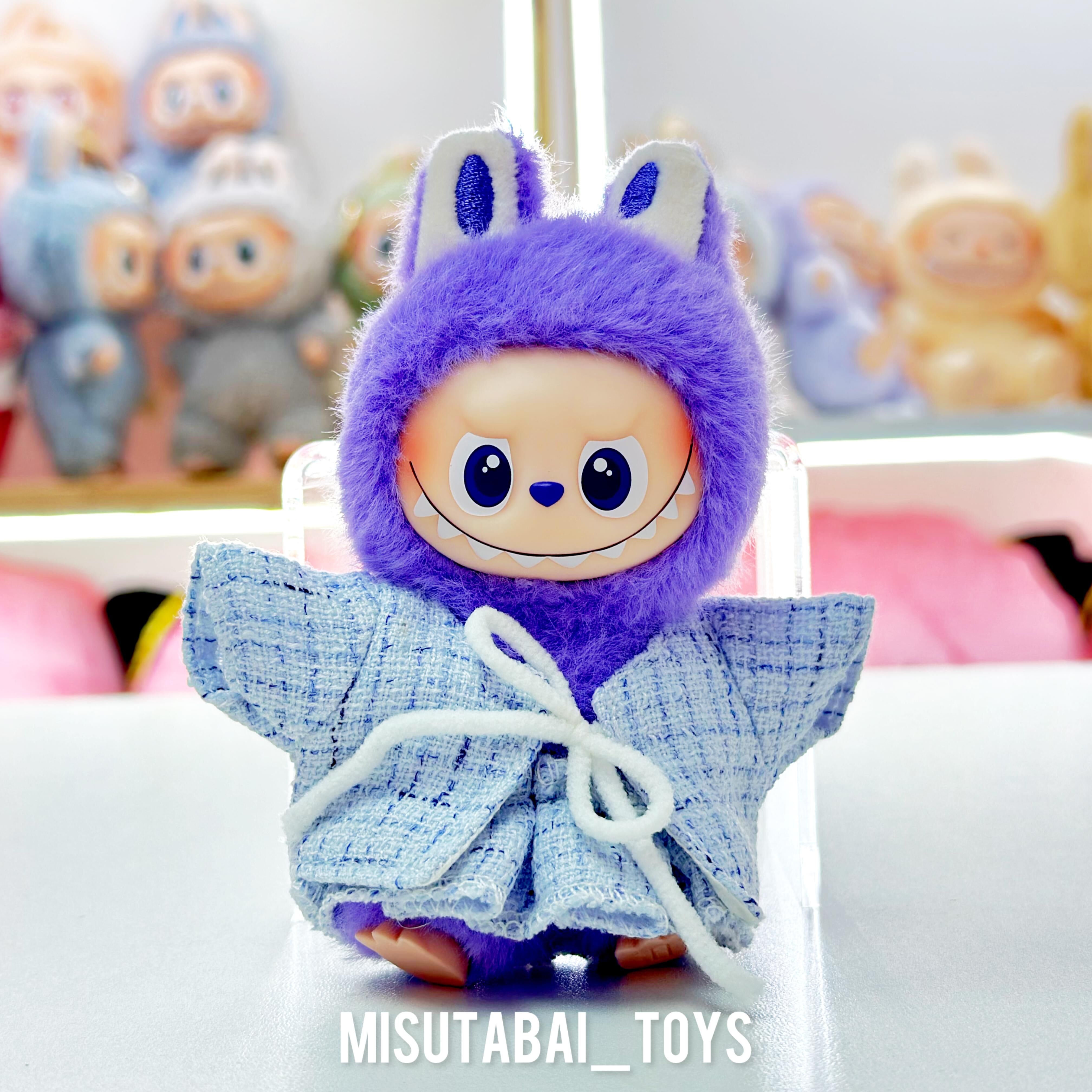 Mini Doll Outfit M1- Blue Kimono