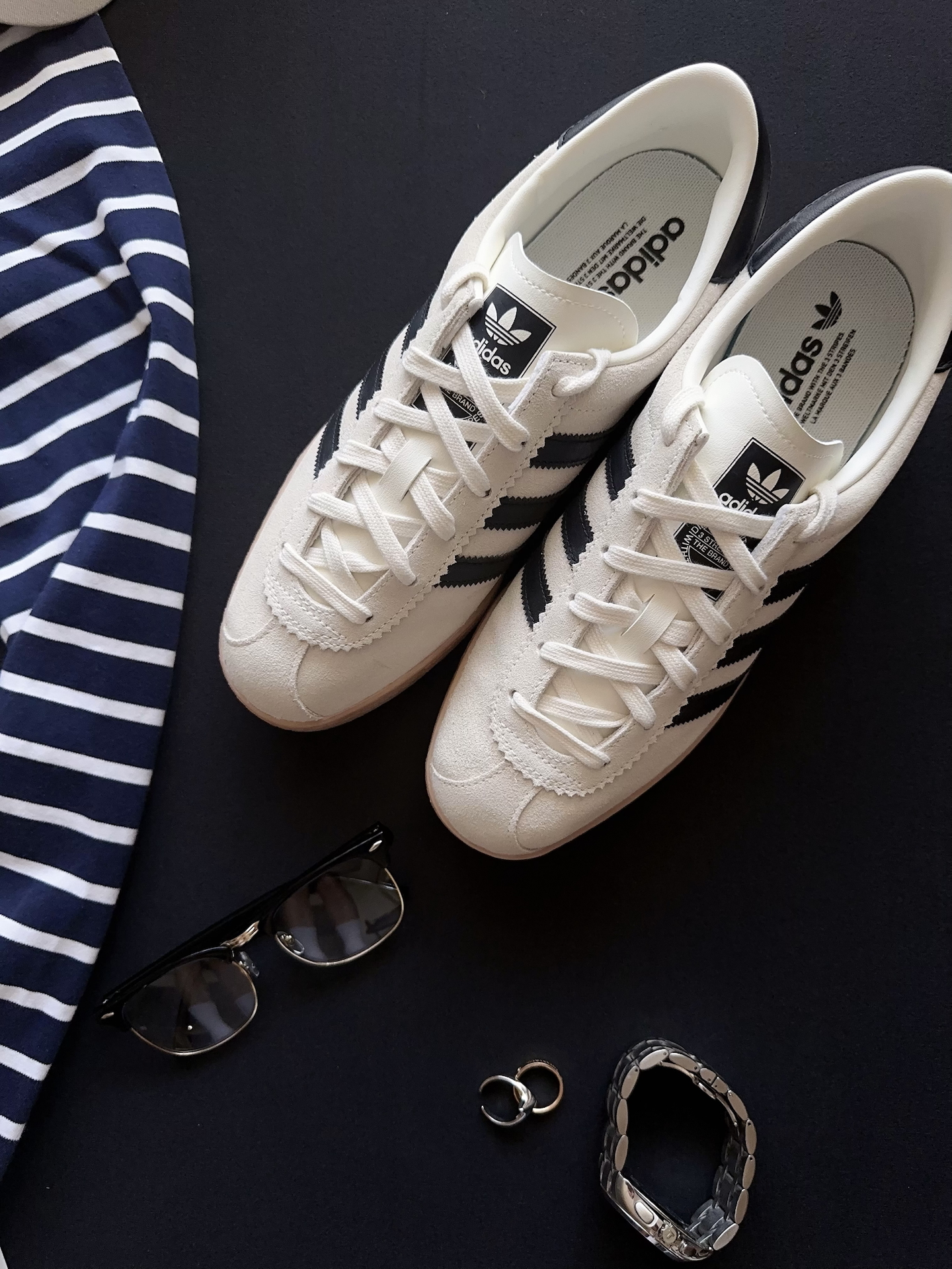 代購-adidas originals Stadt 男女同款 黑標灰色 JR6343