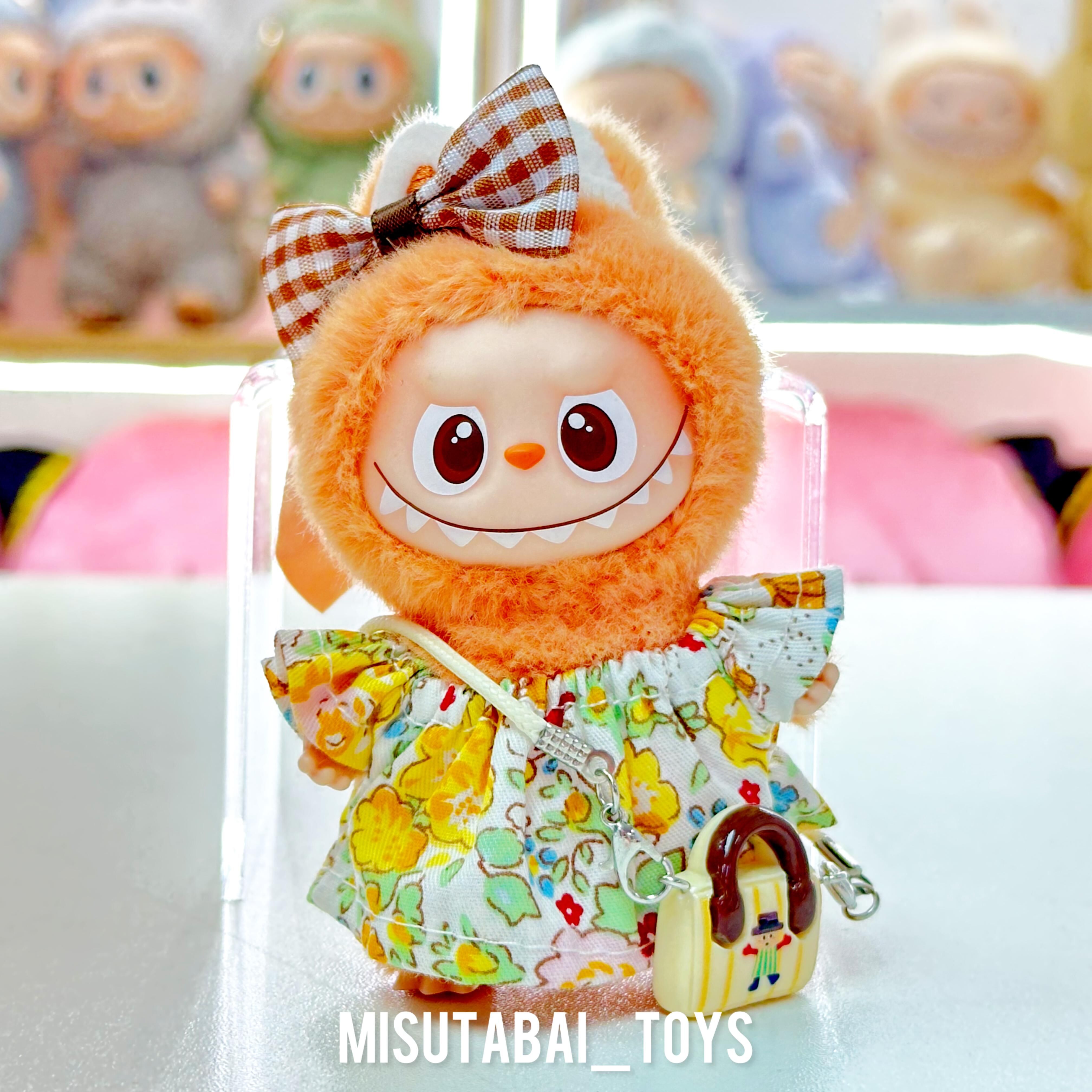 Mini Doll Outfit M5- Yellow Flower Dress